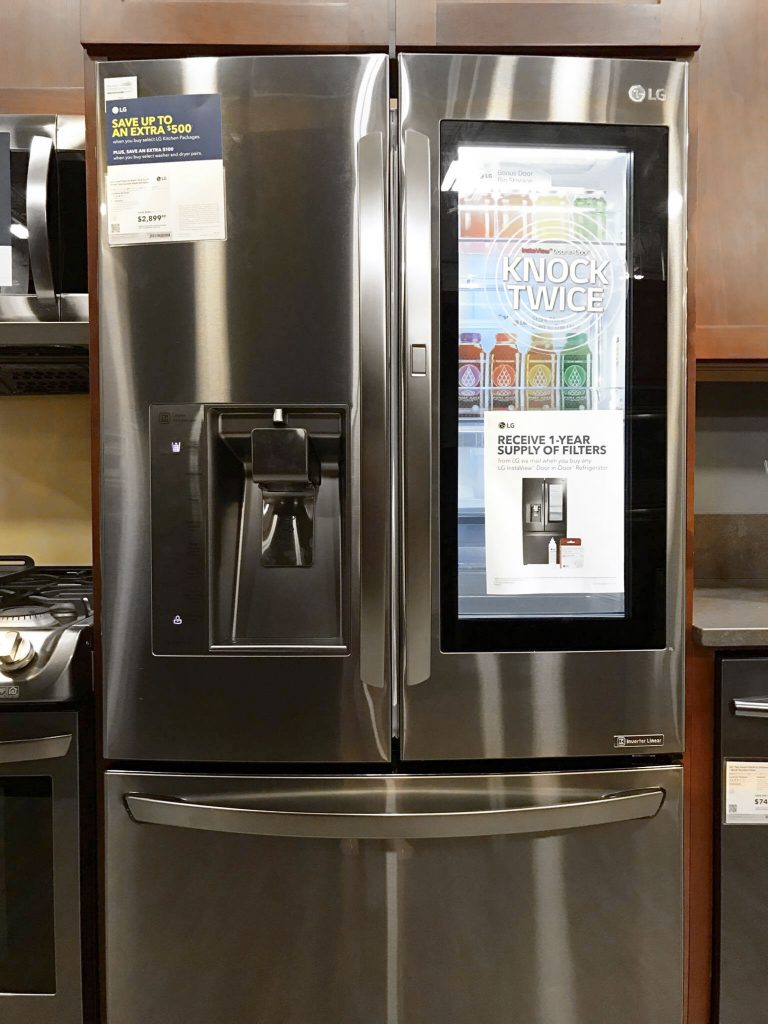 lg instaview side by side refrigerator